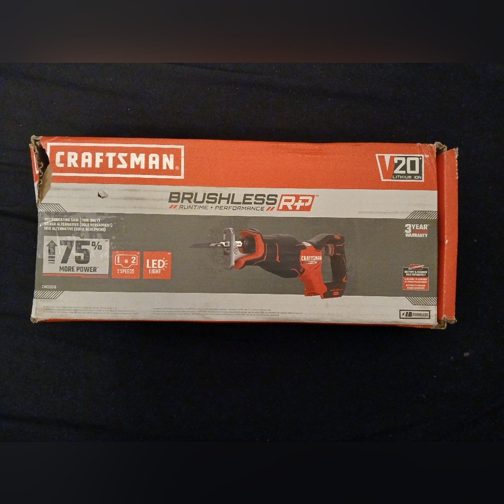 Reciprocating saw tool only
